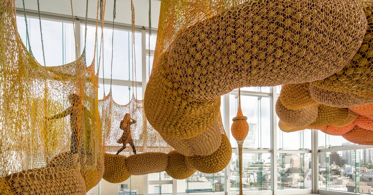 "Madness is part of life" by Ernesto Neto, Espace Louis Vuitton Tokyo
